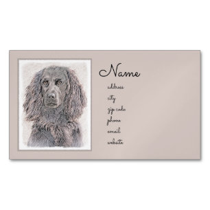 Boykin Spanischmalerei - Niedliche Original Dog Ar Magnetische Visitenkarte