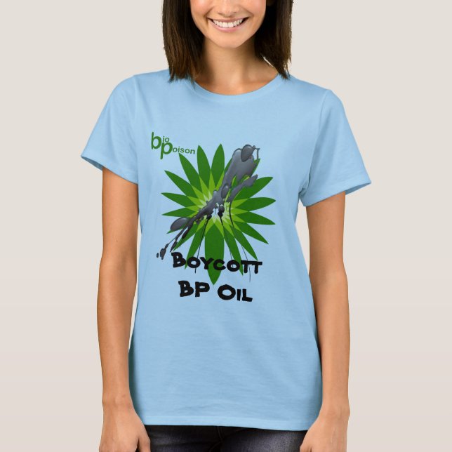 Boykott BP-T-Shirt Biogift T-Shirt (Vorderseite)