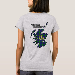 Boyle Clan Abzeichen und Tartan Frauen T-Shirt