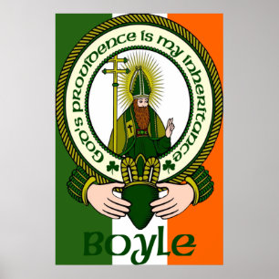 Boyle Clan-Motto-Plakat-Druck Poster