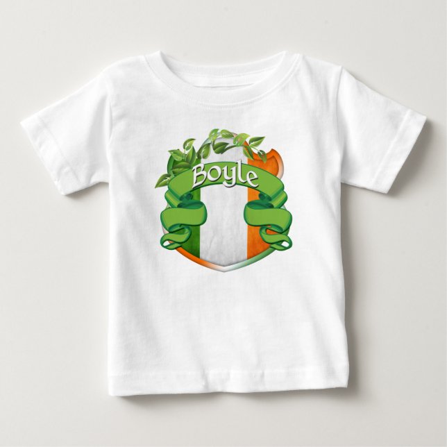 Boyle Irish Shield Baby T-shirt (Vorderseite)