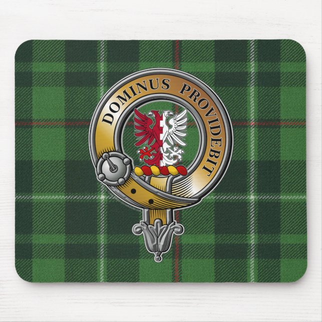 Boyle Tartan & Abzeichen Mousepad (Vorne)