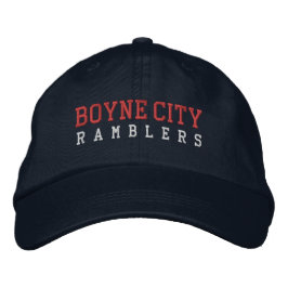 Boyne City High School bestickte Baseballhut Baseballkappe