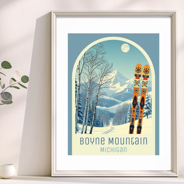 Boyne Mountain Michigan ski resort  Poster (Von Creator hochgeladen)