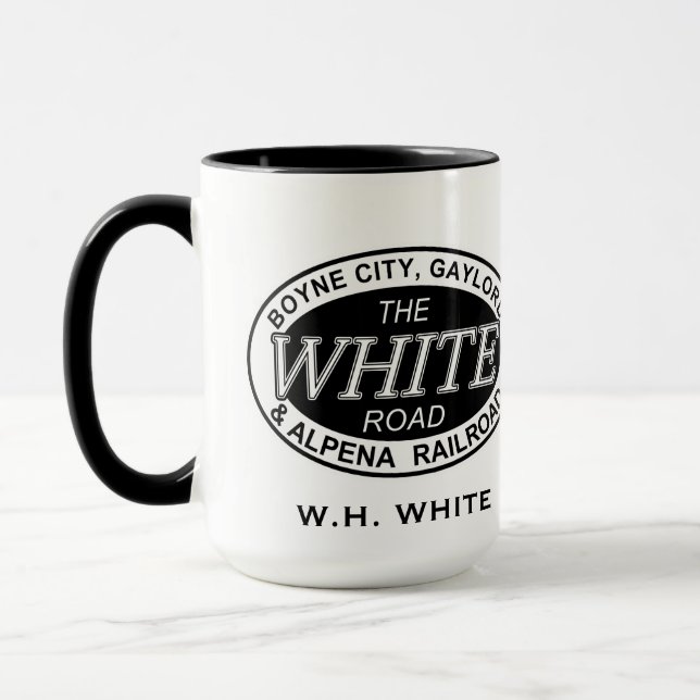 Boyne Stadt-Eisenbahn-Tasse (BCG&A) Tasse (Links)