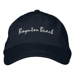 Boynton Beach Florida Embroidered Baseball Hat Bestickte Baseballkappe