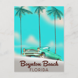 Boynton Beach Florida Feiertagspostkarte