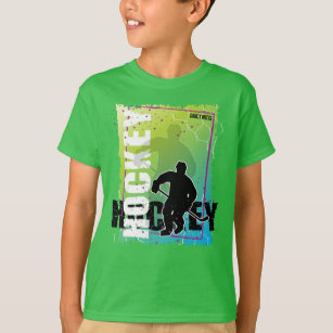 Boys Abstrakt Hockey Player T-Shirt