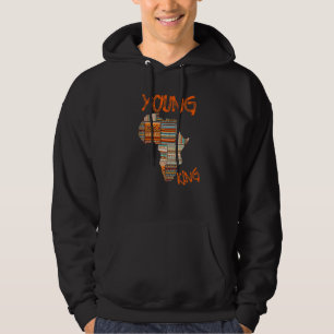 Boys African AtReifen Kente Print Little Kids Youn Hoodie
