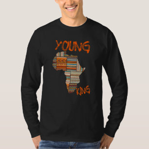 Boys African AtReifen Kente Print Little Kids Youn T-Shirt