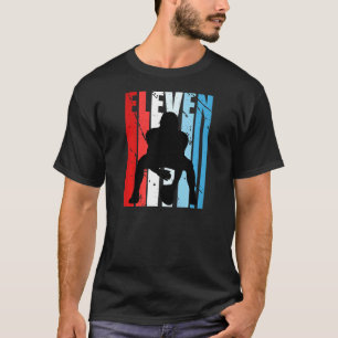 Boys American Football 11. Geburtstag Quarterback  T-Shirt