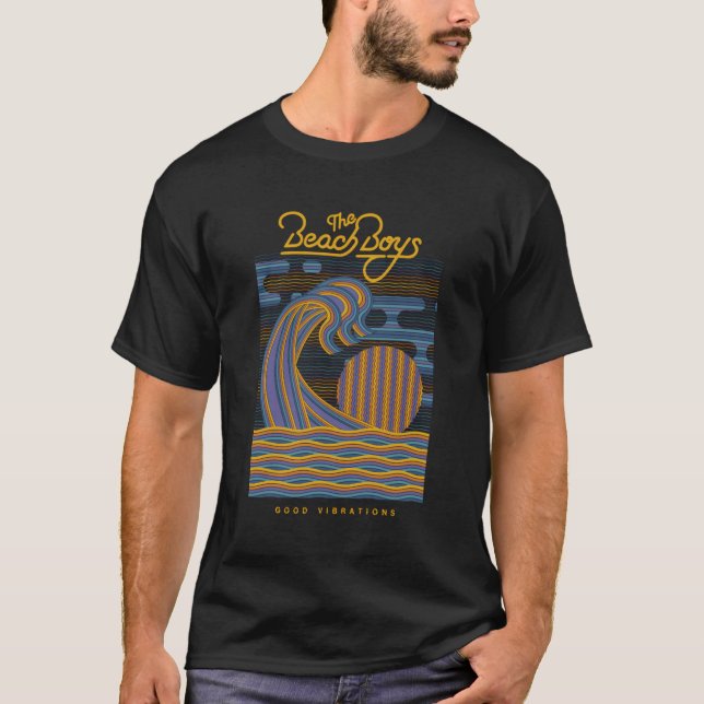 Boys an Strand Gute Vibrationen T-Shirt (Vorderseite)