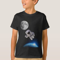 Boys Astronaut im Weltraum