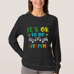 Boys Autism Game Autism Awareness Month Day Men T-Shirt