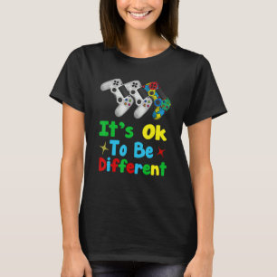 Boys Autism Game Autismus Aufklärung Monat Männer  T-Shirt