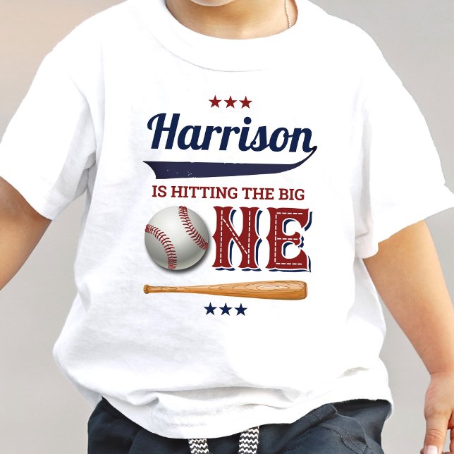 Boys Baseball 1. Geburtstag Baby T-shirt (Von Creator hochgeladen)