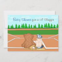 Boys Baseball-Baby-Dusche lädt ein