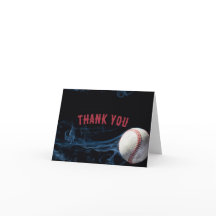 Boys Baseball Geburtstag Danke Karte