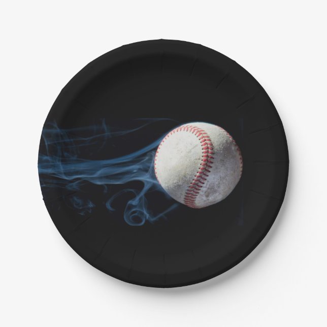 Boys Baseball Geburtstagsplatte Pappteller (Vorderseite)