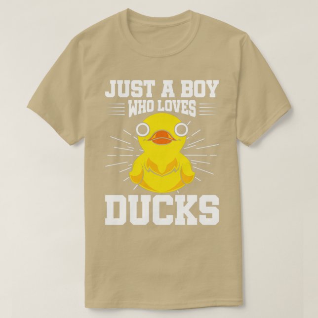 Boys Bath Duck Duckling Bath Toy Rubber Duck T-Shirt (Design vorne)