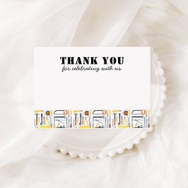 Boys Baumeister Geburtstag Dankeskarte