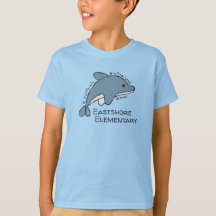 Boy's Blue Lugubrious Dolphin T - Shirt