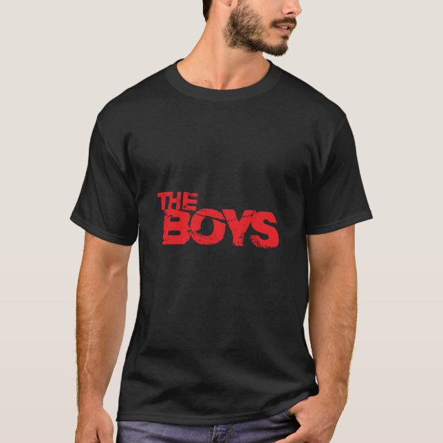 Boys Bold Red Logo T-Shirt (Vorderseite)