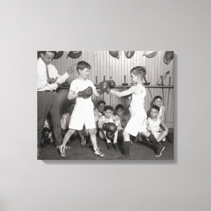 Boys' Boxclub, 1925 Leinwanddruck