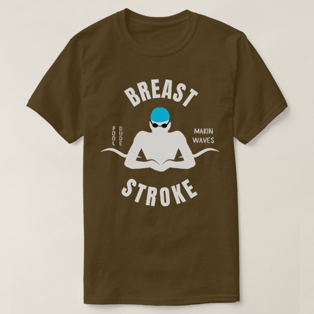 Boys Breaststroke Pool Typ by Jungs Schwimmen Gesc T-Shirt (Design vorne)