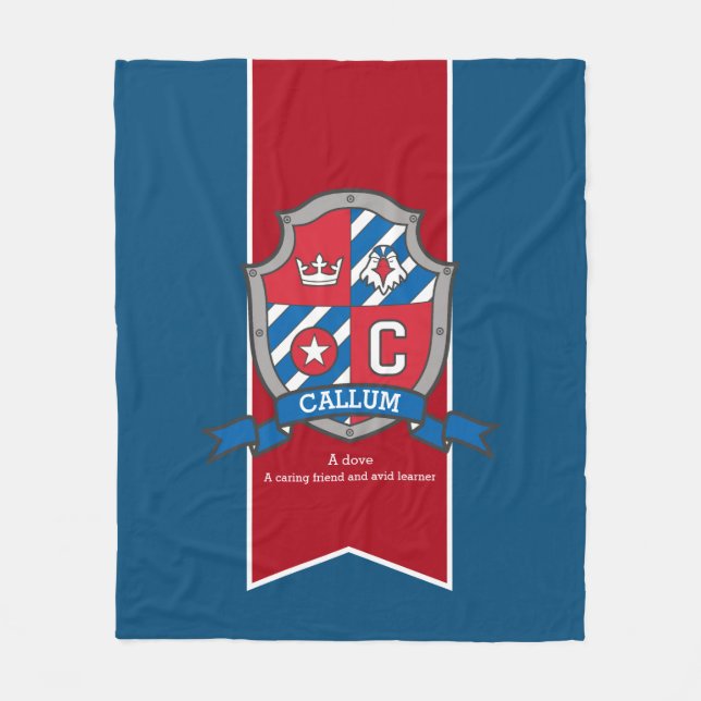 Boys Callum oder Buchstabe C, d. h. graue Decke (Vorderseite)