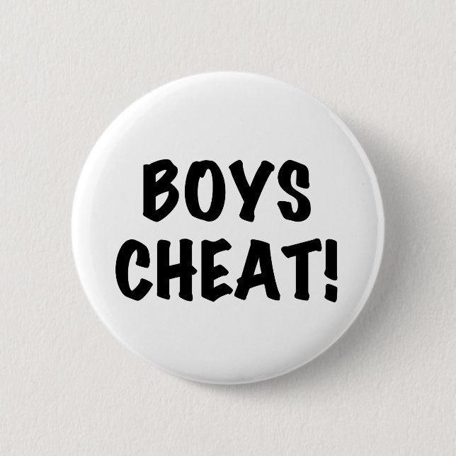 Boys Cheat Button (Vorderseite)