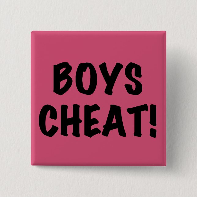 Boys Cheat Button (Vorderseite)