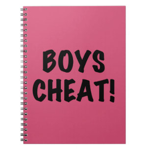 Boys Cheat Notizblock
