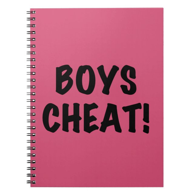 Boys Cheat Notizblock (Vorderseite)