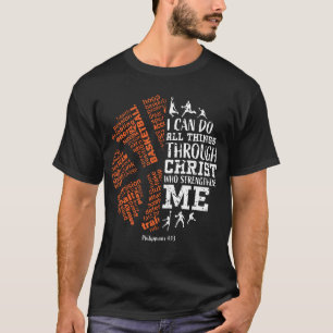 Boys Christlich Basketball Bibelverse Männer Fraue T-Shirt