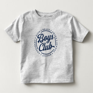 Boys Club T-Shirt - Brave Smart Strong Honest Genr