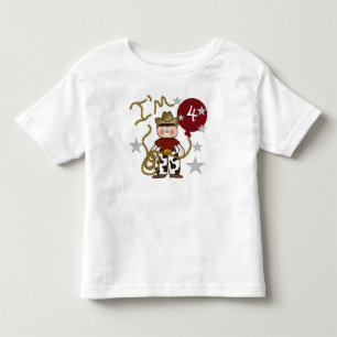 Boys Cowboy Birthday Kleinkind T-shirt