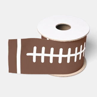 Boys Football Brown Sports Birthday Ripsband