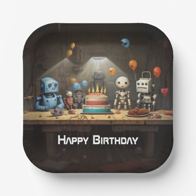 Boy's Fun Birthday Party Paper Teller #8 (Vorderseite)