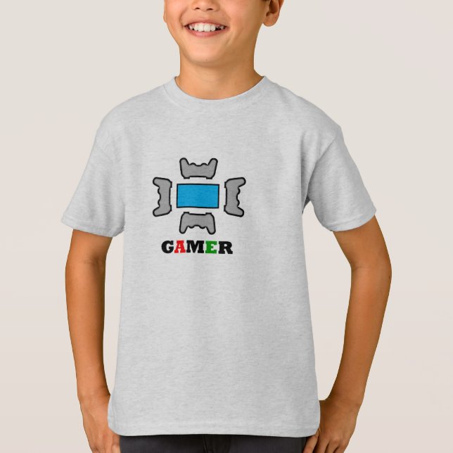 Boy's GAMER T - Shirt (Vorderseite)