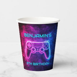 Boys Gaming Controller Geburtstagsparty Pappbecher