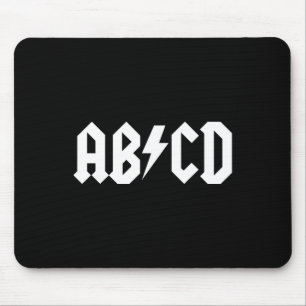 Boys Girls Teachers ABCD Rock Graphics zurück zu S Mousepad
