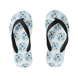 Boys Good Boy Gepunktet Hund Crayon Illustration Kinderbadesandalen