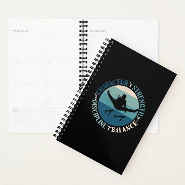 Boys Gymnastics Character Strength Discipline Planer (Anzeige)