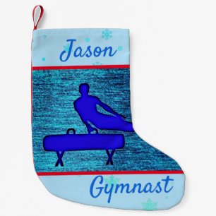 Boys Gymnastik Pommel Horse Custom Gymnast Christ Kleiner Weihnachtsstrumpf