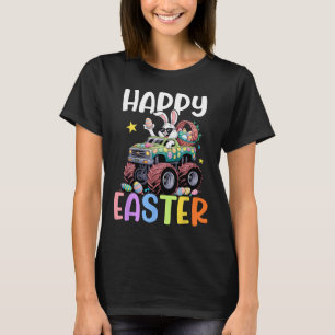 Boys Happy Ostermonster Truck Ostereier Bunny T-Shirt