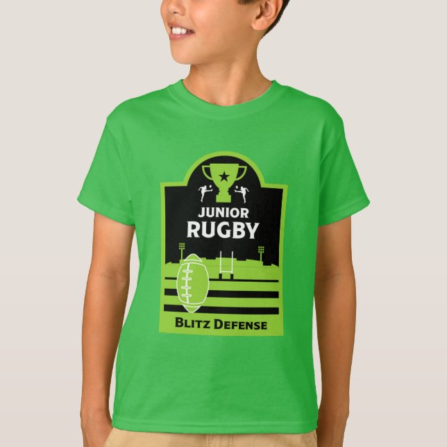 Boys Junior Rugby Players T - Shirt (Vorderseite)