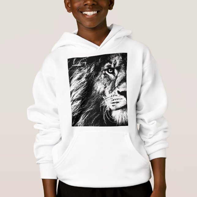 Boys Kids Bekleidung Fashion Hoodie Lion (Vorderseite)