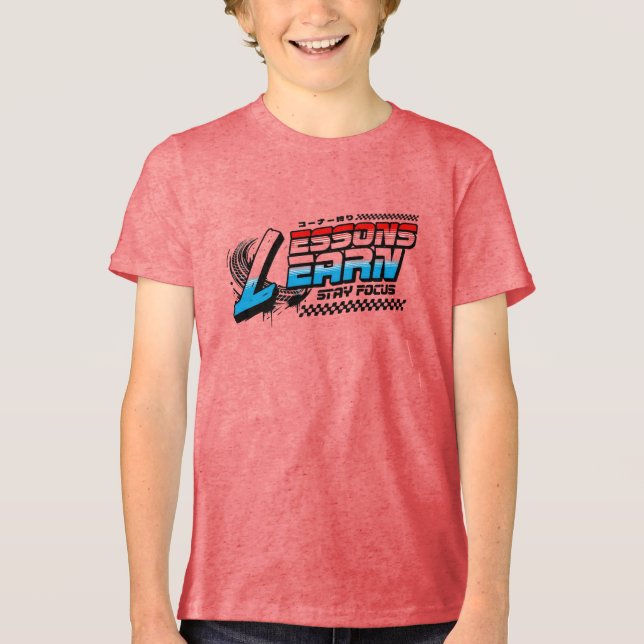 BOYS/KIDS FOCUS LESSONS LEARN T SHIRT  (Vorderseite)