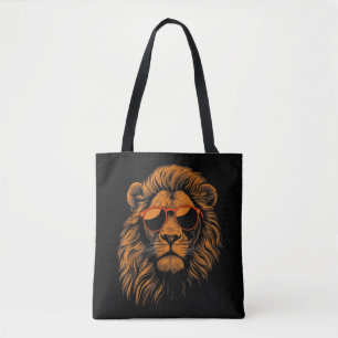 Boys Kids Funny Lion Animal Tasche